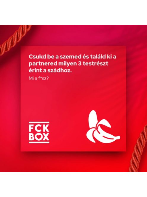 FCK Box Erotikus Kártyajáték Pároknak