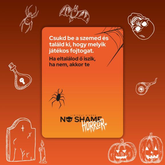 No Shame Horror Ivós Kártyajáték